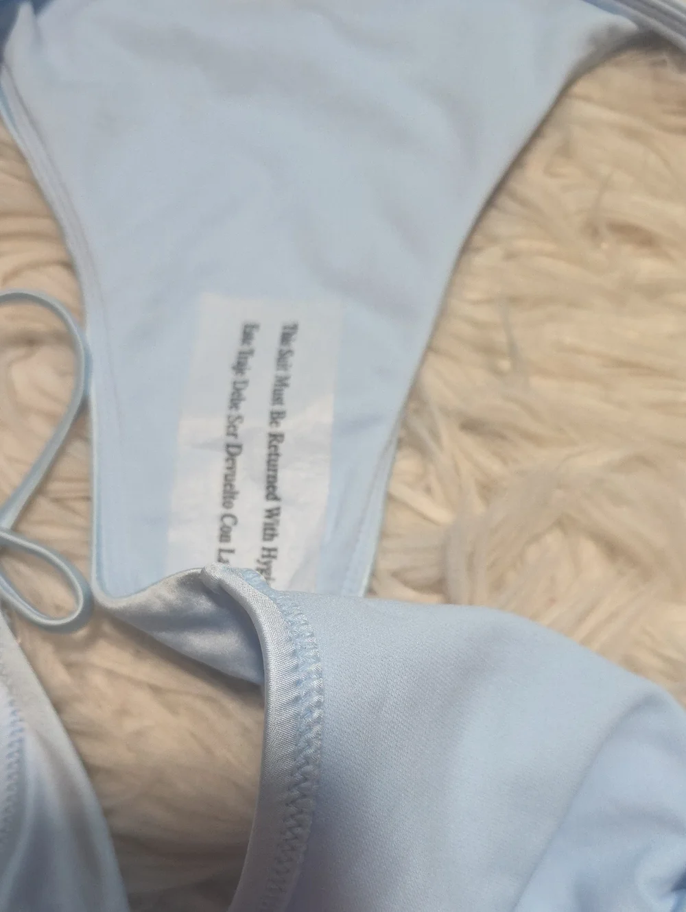 NWT Wild Fable 2 Piece Shiny Blue Bikini Set- XL /16